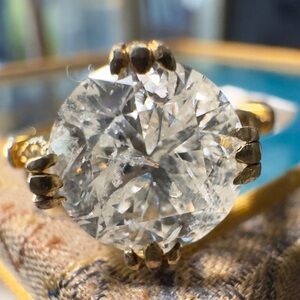 14k NATURAL 3.01 CT NATURAL  Diamond Ring